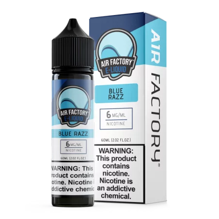 Air Factory Blue Razz E-Liquid – Bold Blue Raspberry Vape | Blaze & Vape