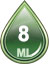 8 mL